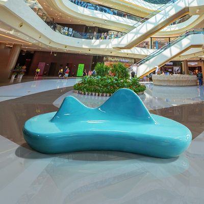 Προσαρμοσμένα εμπορικά κτίρια Lounge δημόσιο καναπέ καρέκλα Αναλαμβάνετε έργα υαλοπλαστικής
